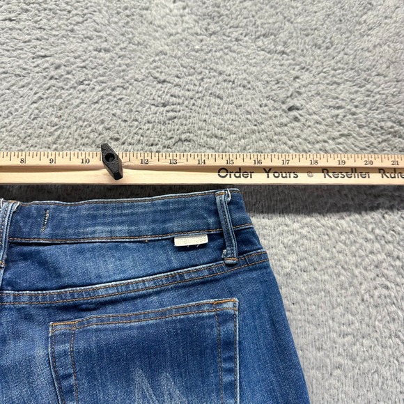 Maurices Jeans Womens 29x29 Blue Cotton Denim Skinny Leg Faded Stretch Workwear - Picture 9 of 12